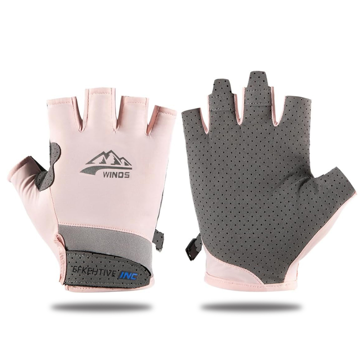 Fishing Kayak Anchor - 1 คู่ Fingerless ขับรถ/ตกปลา/เรือใบ/เรือคายัค/พายเรือ/พายเรือ/UV/ดวงอาทิตย์/ถุงมือป้องกัน