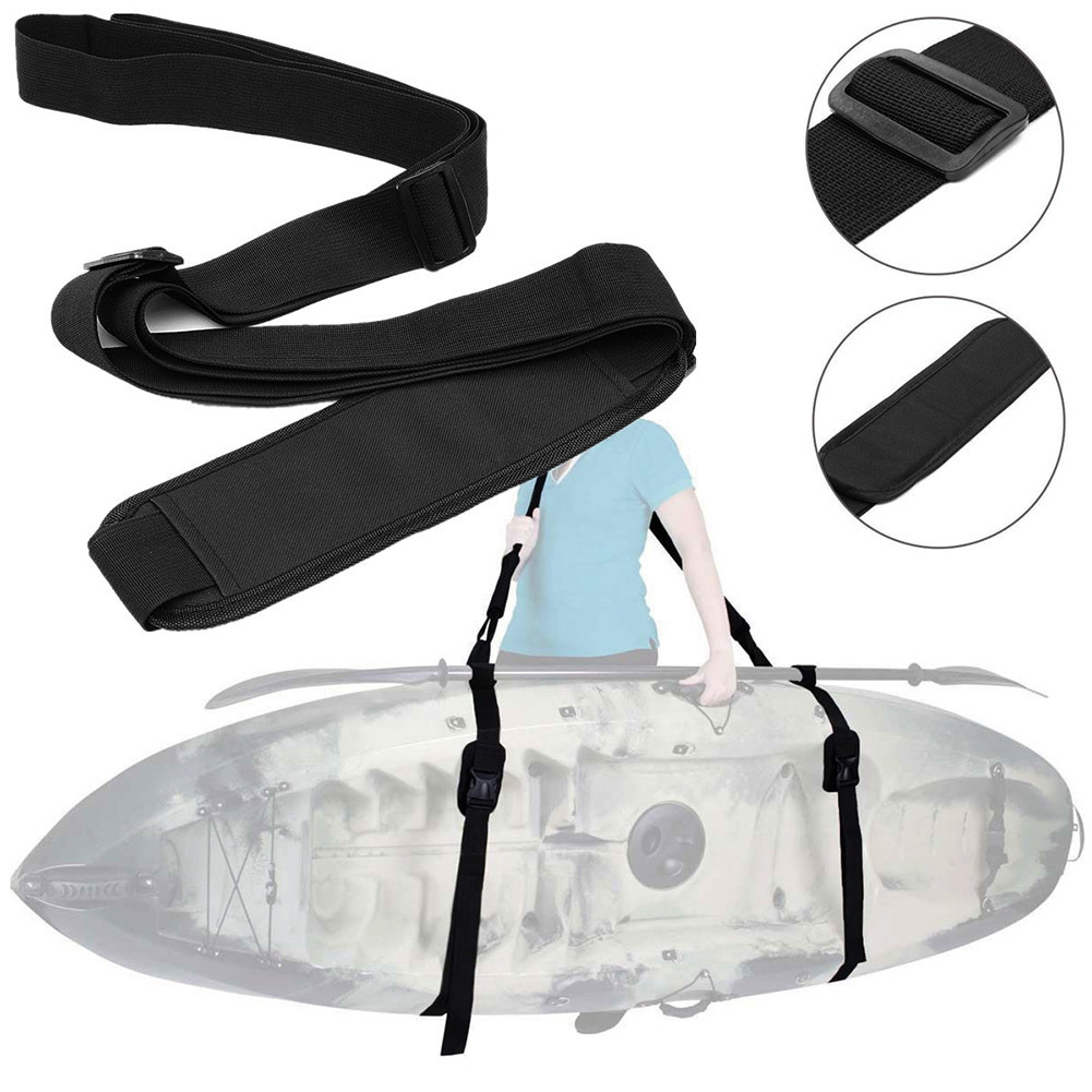 Fishing Kayak Paddle - Adjustable Stand Up Paddleboard Carry Strap