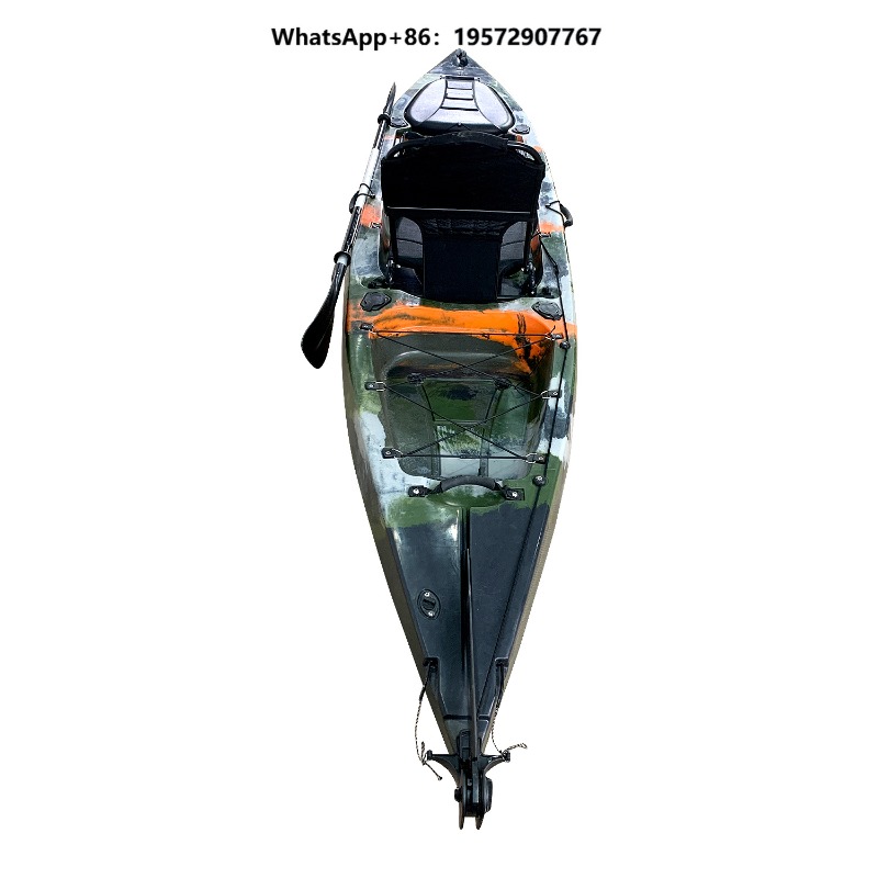 Fishing Kayak Sit In - เรือคายัคตกปลาแบบนั่งบน (Sit-on-Top) จากประเทศจีน มาพร้อมเก้าอี้ตั้งตรงและระบบบังคับทิศทาง