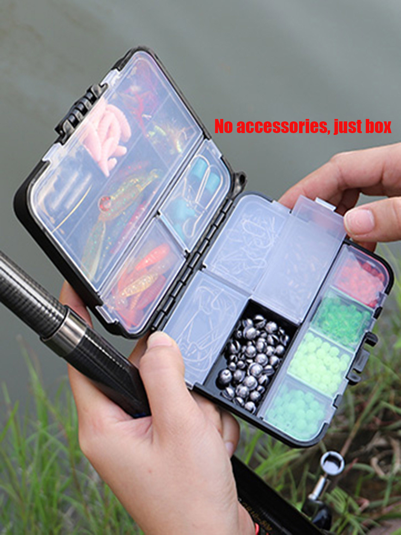 Fishing Kayak Crate - ขนาดเล็กTackle Box Organizer Mini Tackleกล่องพลาสติกตกปลาOrganizer Tackleคอนเทนเนอร์Kayak