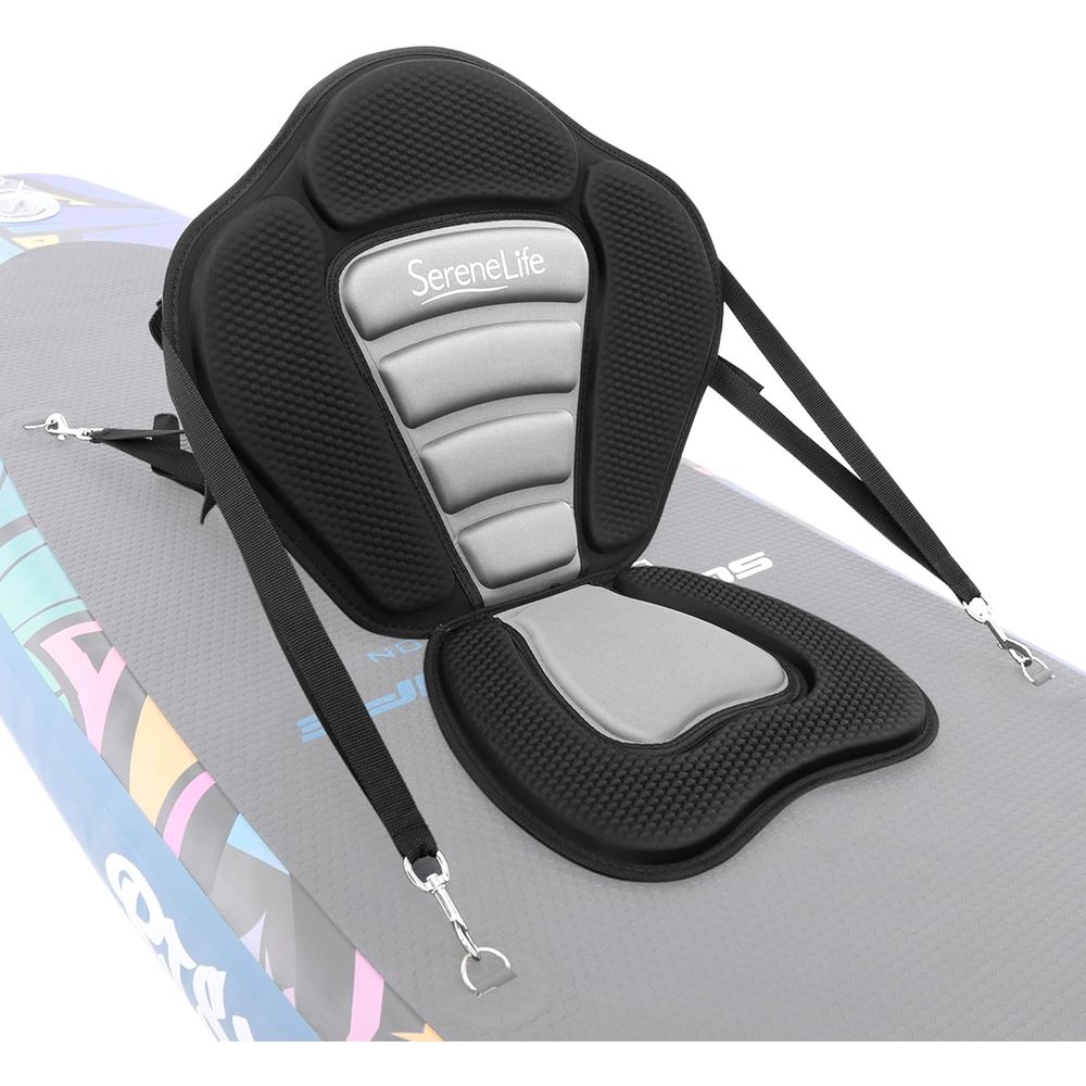 Fishing Kayak Seat - ที่นั่งแพดเดิลบอร์ดอเนกประสงค์แบบปรับได้สำหรับทุกขนาด ใช้ได้กับเรือคายัค เรือพาย เรือตกปลา