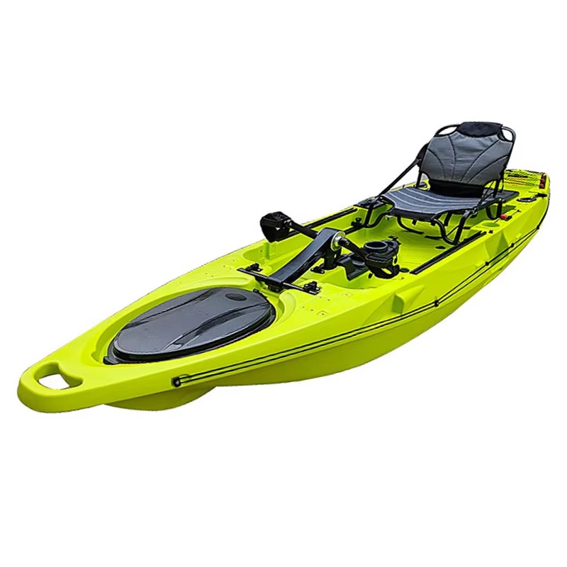 Fishing Kayak Sit On Top - เรือคายัคตกปลาทะเลแบบนั่งบนพร้อมระบบปั่นด้วยเท้าและพวงมาลัยสำหรับนักตกปลา
