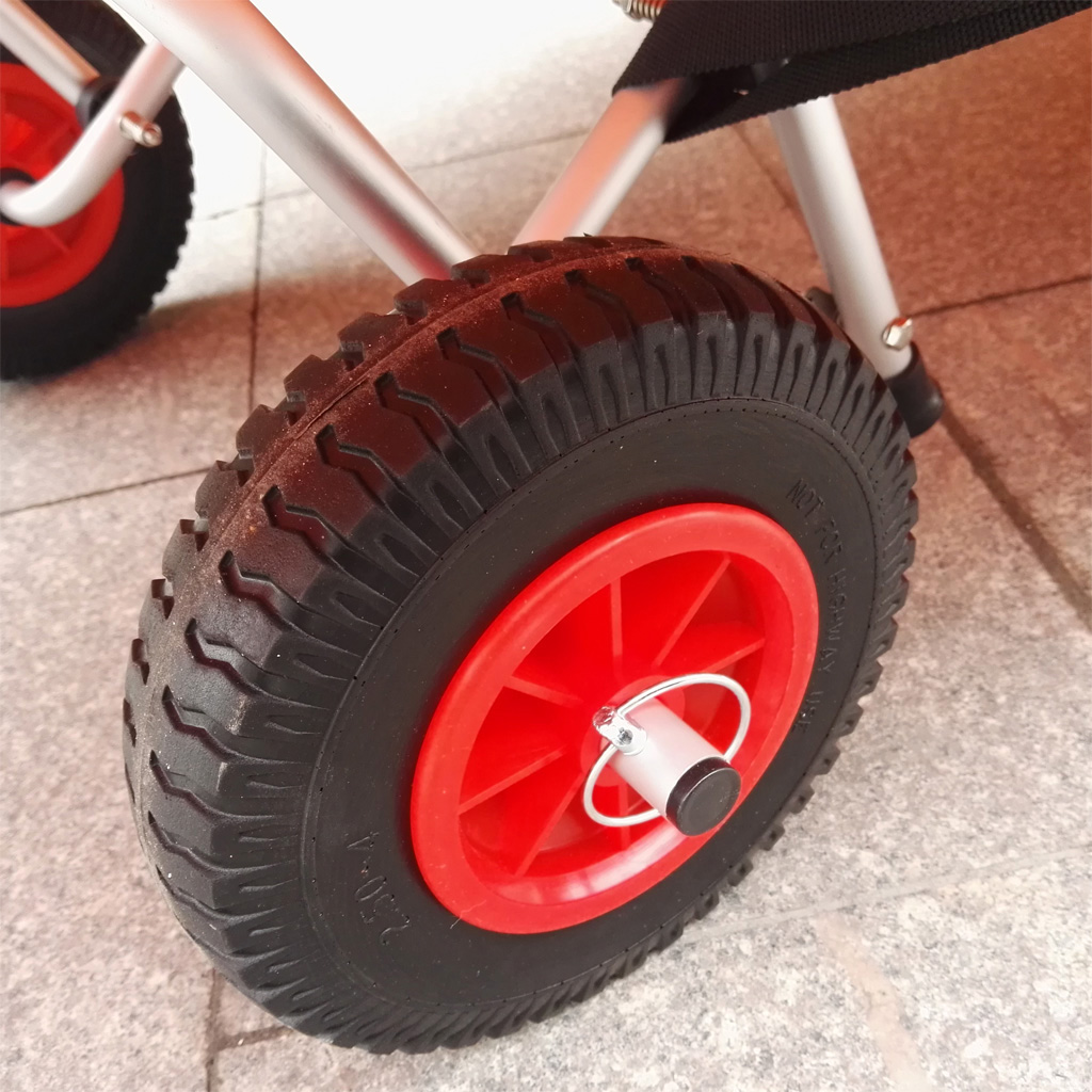 ล้อยางป้องกันการเจาะสําหรับเปล - Fishing Kayak Cart บทวิจารณ์และราคา