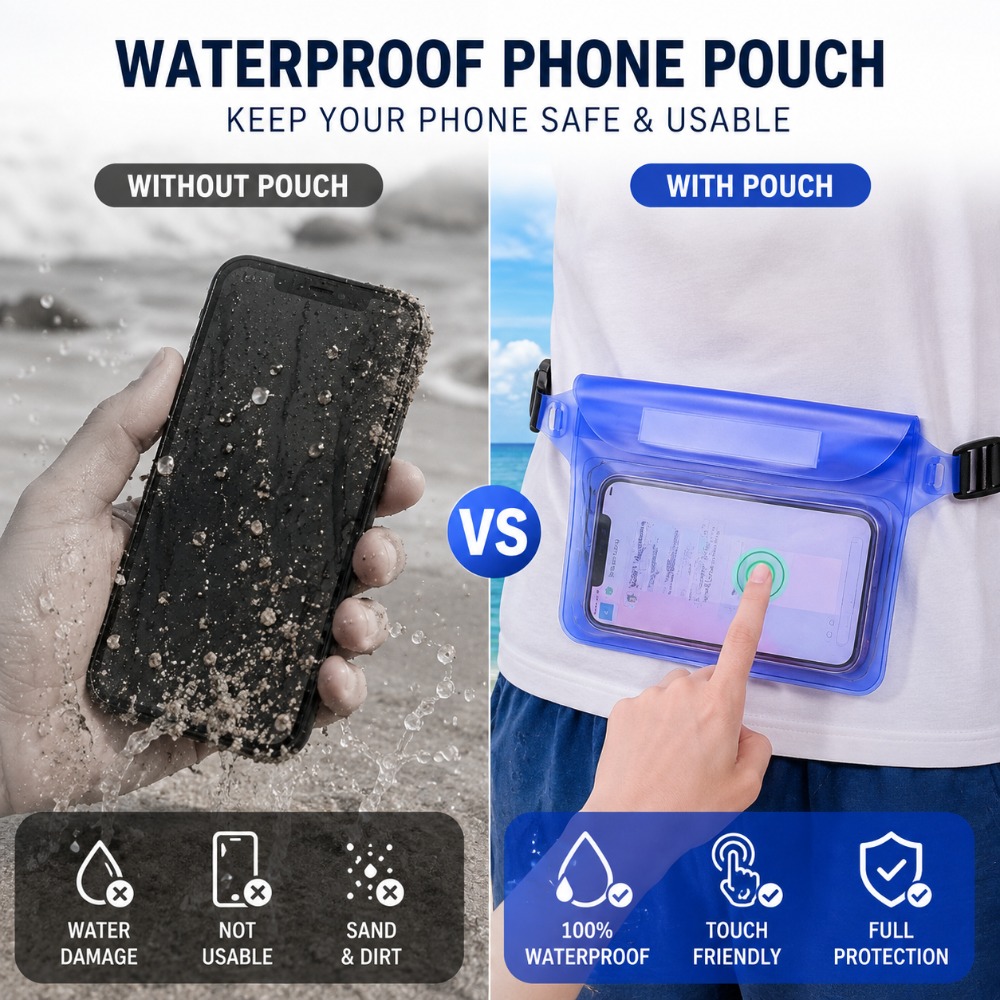 กระเป๋ากันน้ำแบบปรับเอวได้สำหร - Fishing Kayak Storage Bag บทวิจารณ์และราคา