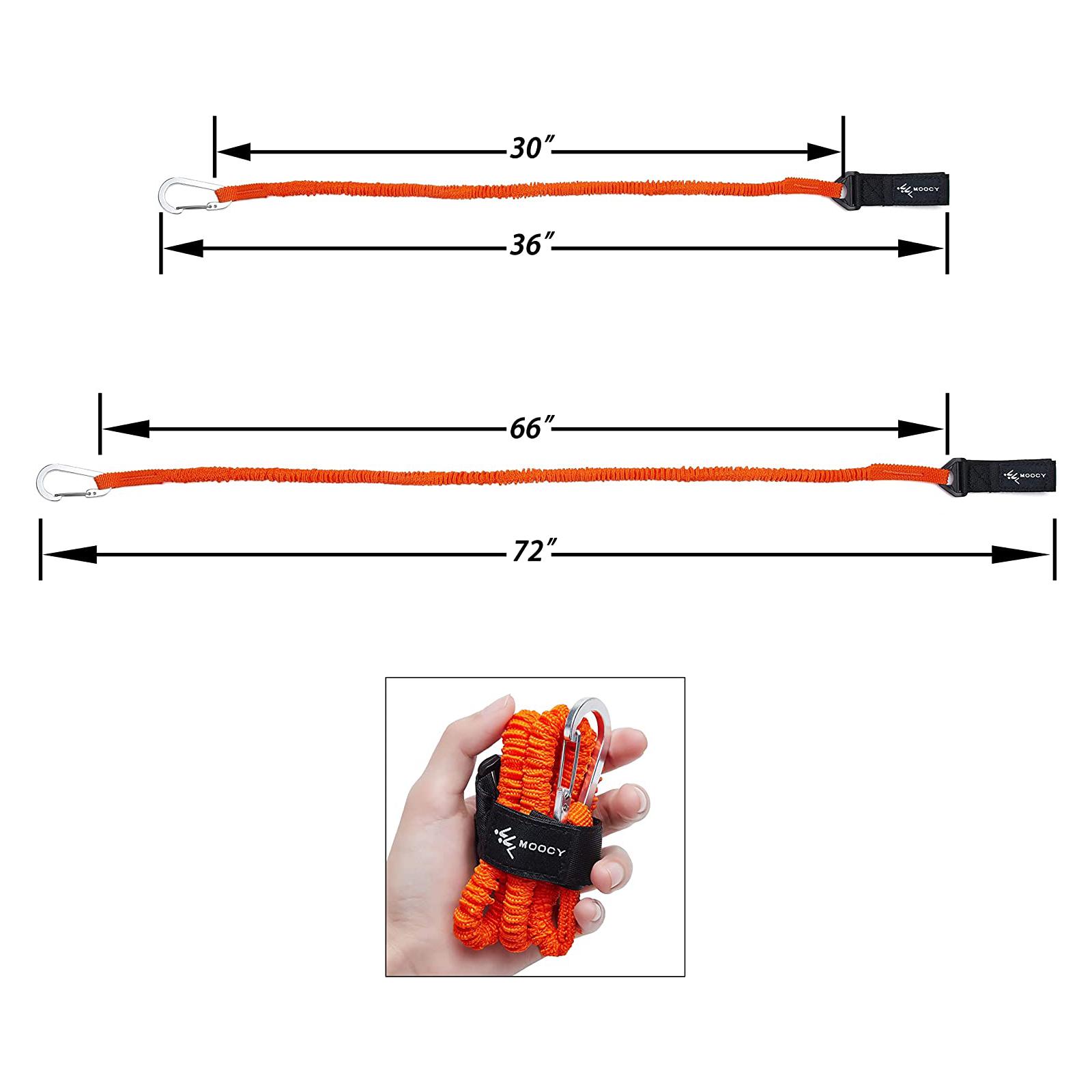 สายรัดไม้พายเรือคายัคแบบยืดหยุ - Fishing Kayak Paddle Leash บทวิจารณ์และราคา