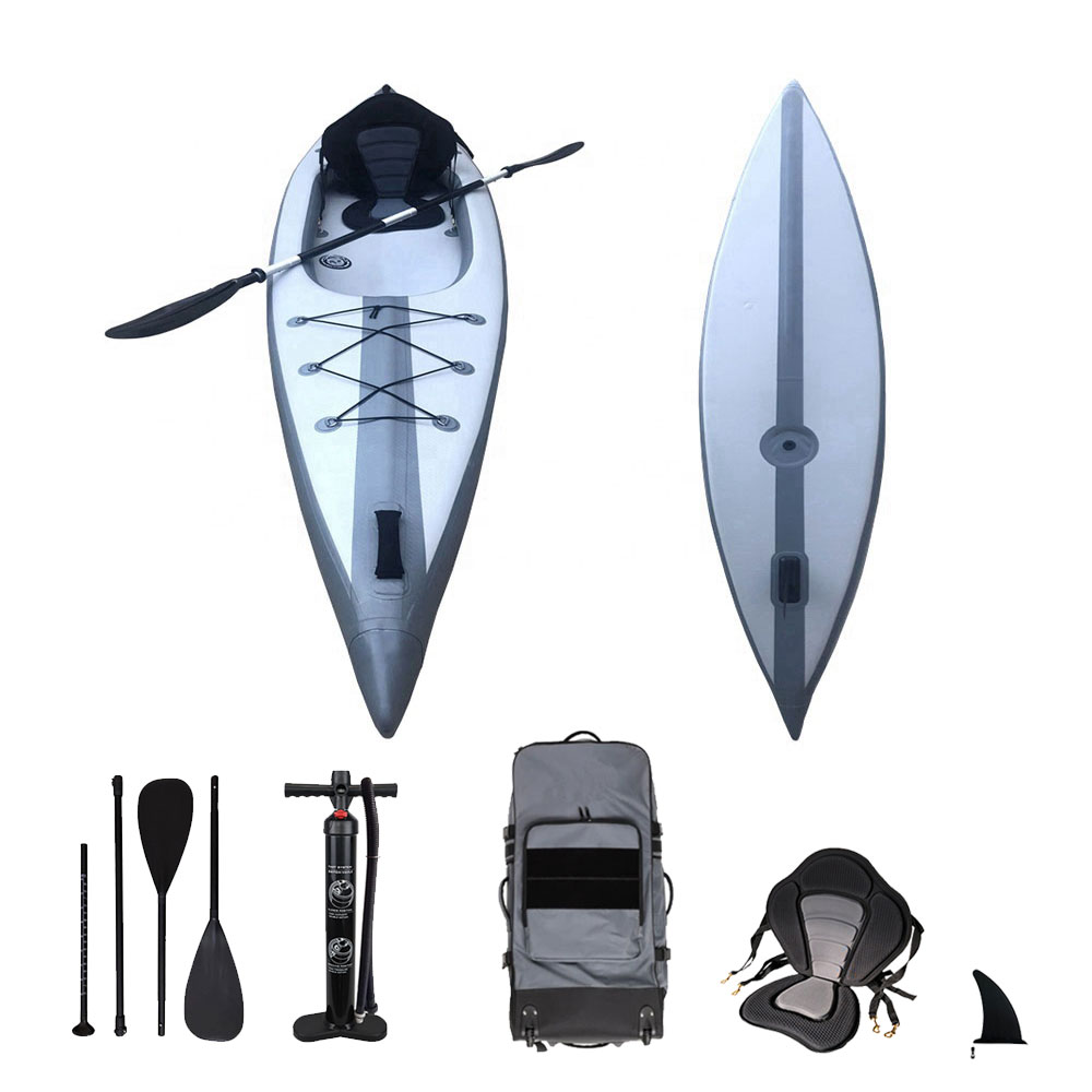 เรือคายัคตกปลาแบบเป่าลม 2 ที่น - Fishing Kayak Sit In บทวิจารณ์และราคา