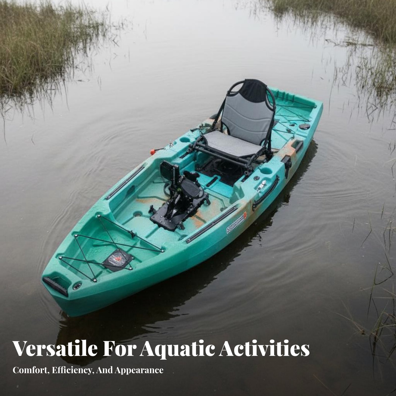 เรือตกปลาแบบขับเคลื่อนด้วยเท้า - Fishing Kayak Pedal Drive บทวิจารณ์และราคา