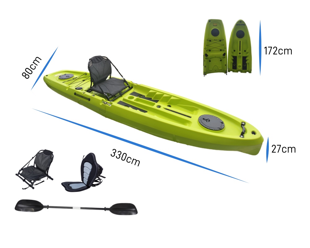 เรือคายัคแบบโมดูลาร์รุ่นใหม่ปี - Fishing Kayak Sit On Top บทวิจารณ์และราคา
