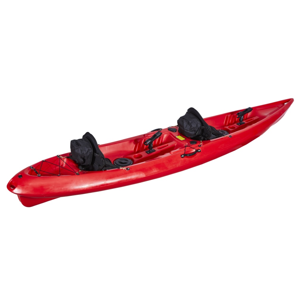 เรือคายัคพลาสติกแบบโรโตโมลด์ขน - Fishing Kayak Pedal Drive บทวิจารณ์และราคา