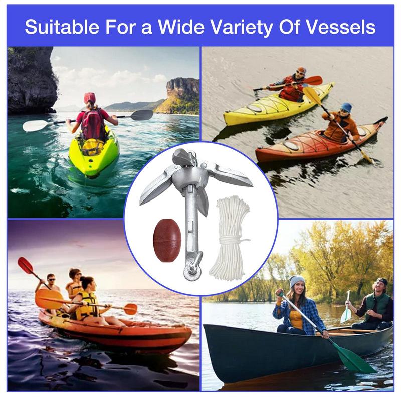 เรือแคนู Anchoring ขนาดกะทัดรั - Fishing Kayak Anchor บทวิจารณ์และราคา