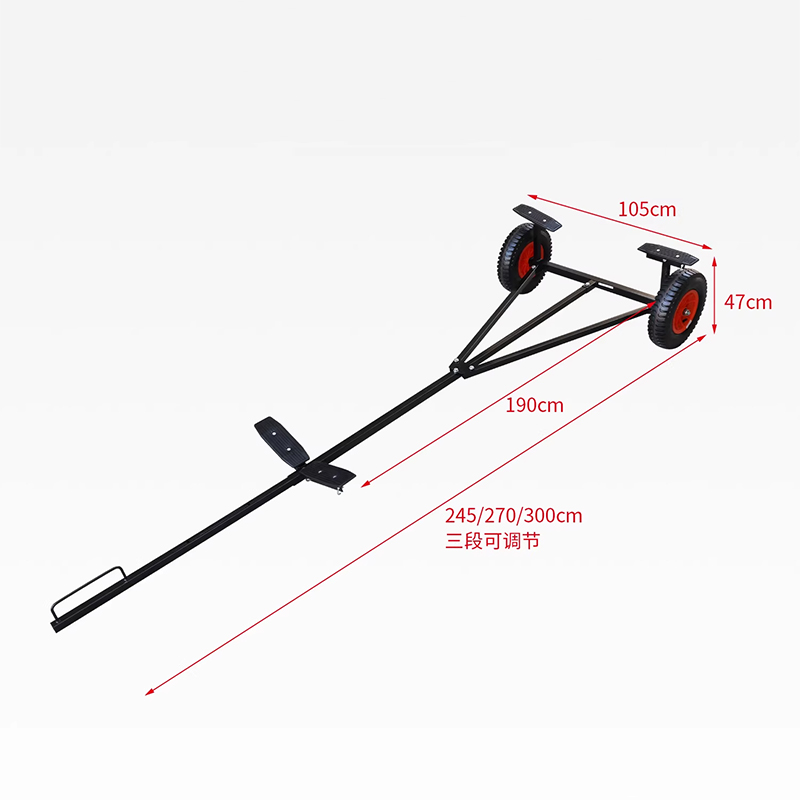 รถเข็นขนส่งเรือคายัคแบบเคลื่อน - Fishing Kayak Cart บทวิจารณ์และราคา