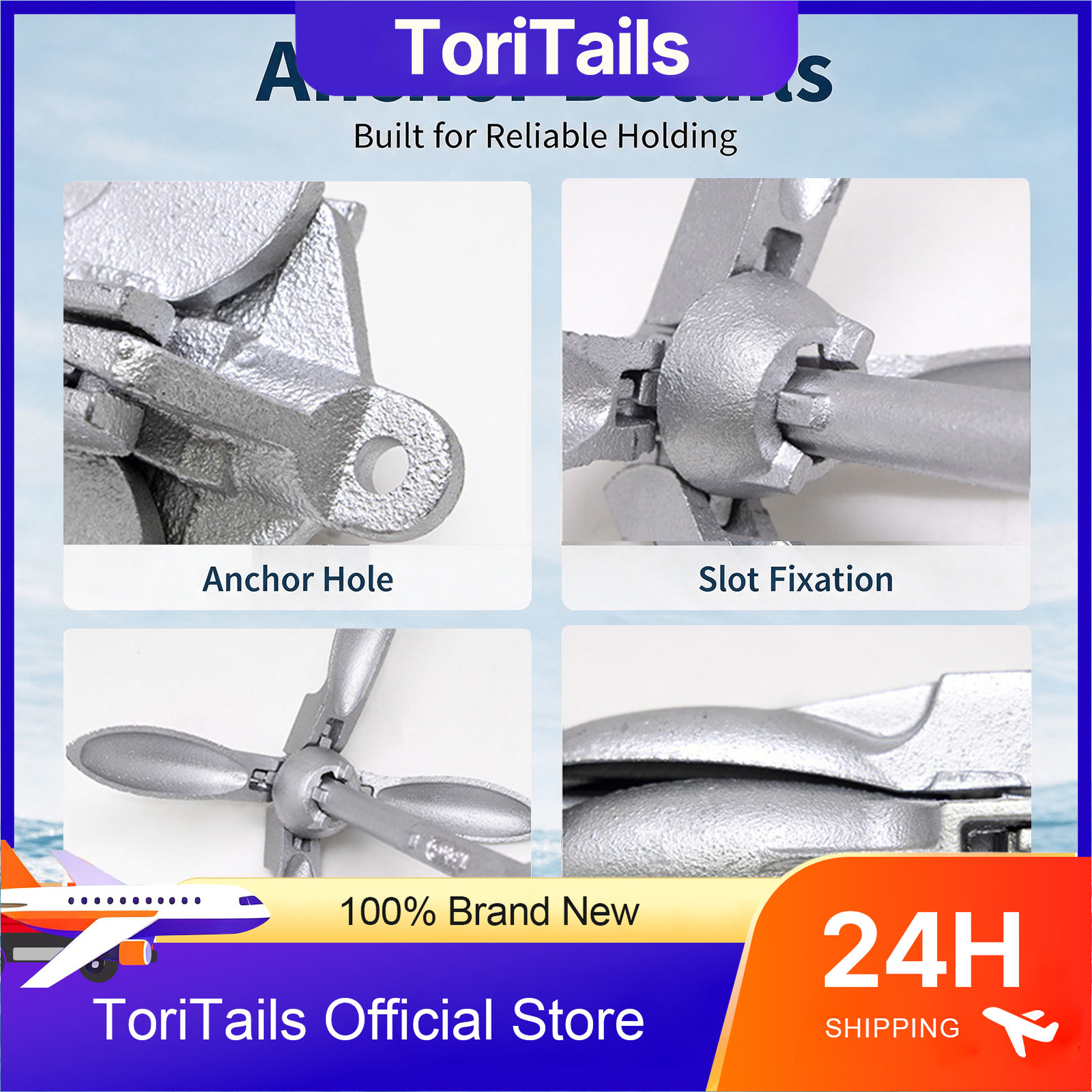 สมอเรือพับได้ KOETSU น้ำหนัก 0 - Fishing Kayak Anchor บทวิจารณ์และราคา