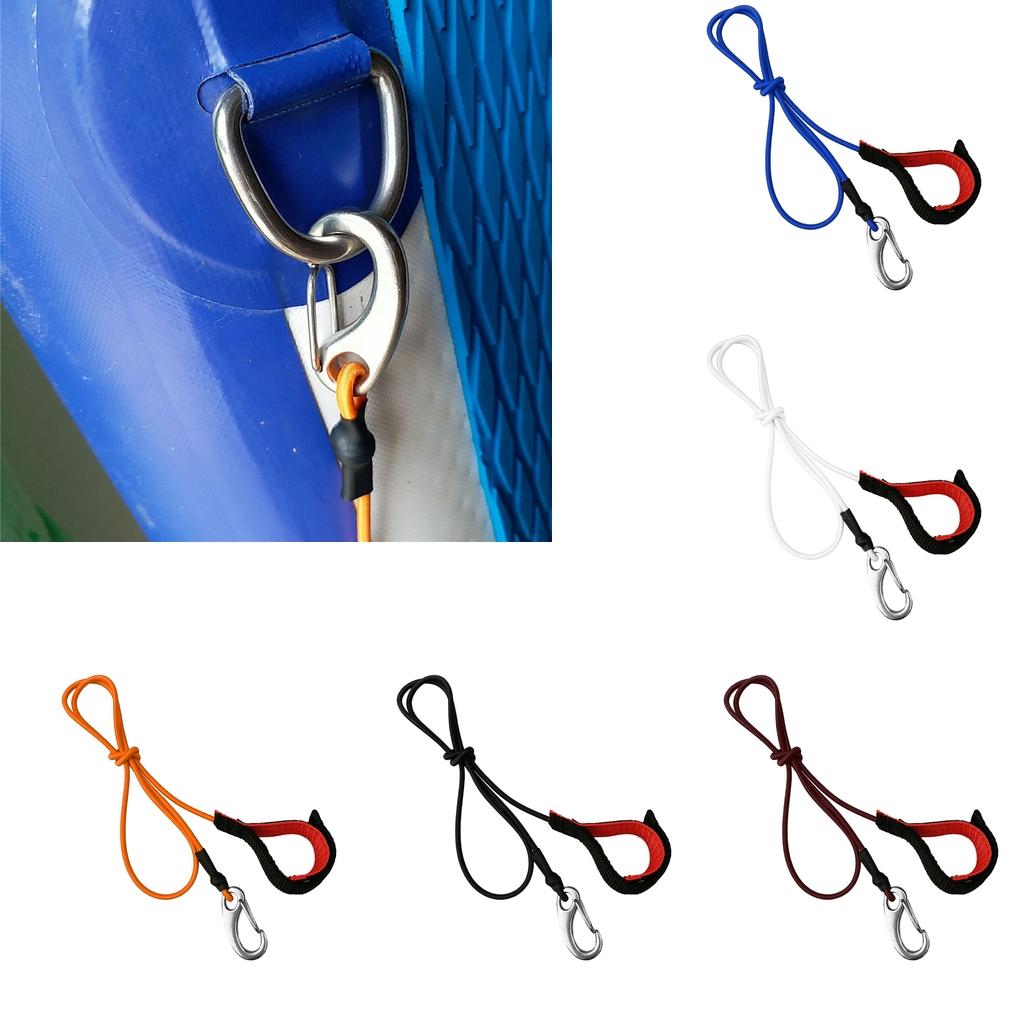 สายรัดไม้พายเรือคายัคพร้อมคลิป - Fishing Kayak Paddle Leash บทวิจารณ์และราคา