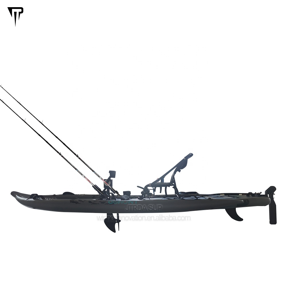 เรือคายัคเป่าลมรุ่นใหม่ JTRDA  - Fishing Kayak Pedal Drive บทวิจารณ์และราคา