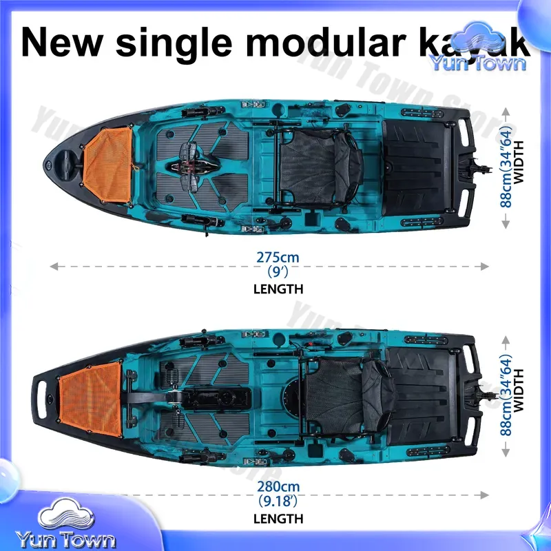 เรือคายัคแบบโมดูลาร์ 9.5 ฟุต แ - Fishing Kayak Sit In บทวิจารณ์และราคา