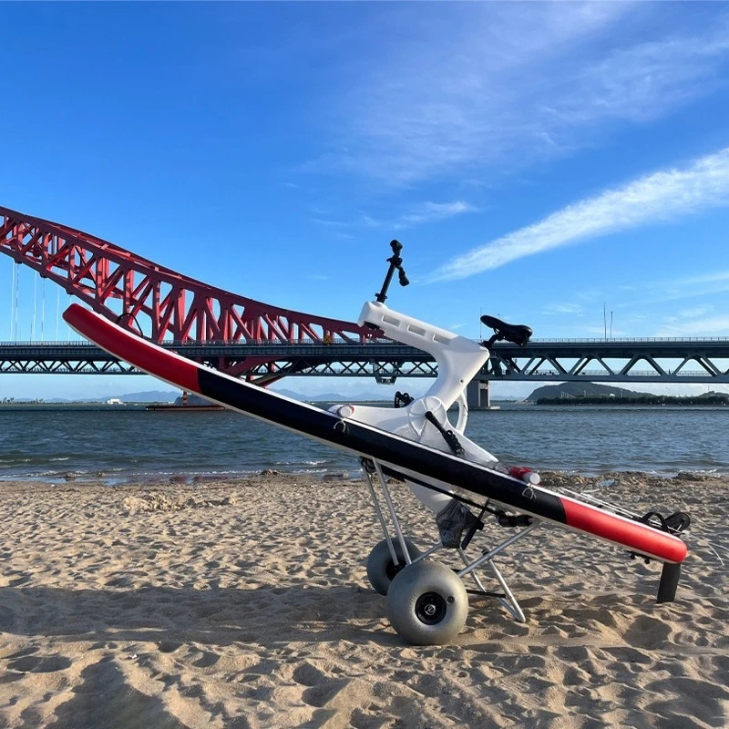 รถพ่วงเรือยาง เรือคายัคแบบเป่า - Fishing Kayak Cart บทวิจารณ์และราคา