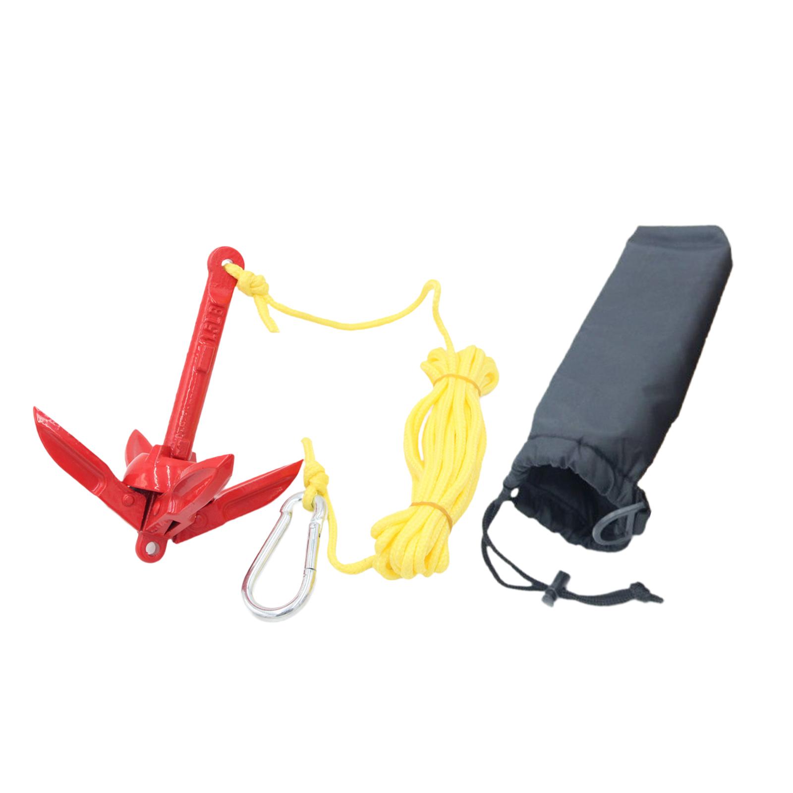 ชุดสมอเรือพับได้ทำจากเหล็กกล้า - Fishing Kayak Anchor บทวิจารณ์และราคา