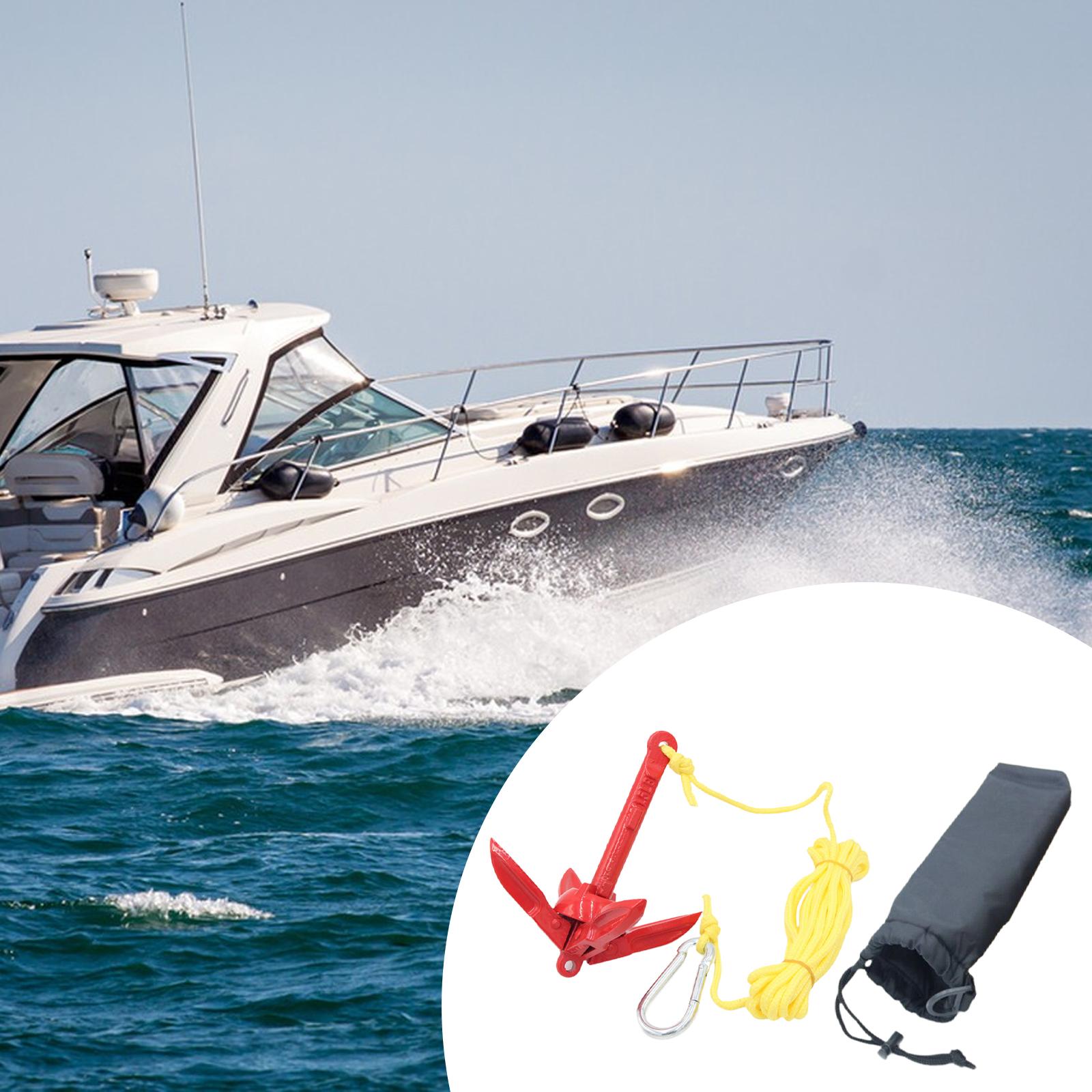 ชุดสมอเรือพับได้ทำจากเหล็กกล้า - Fishing Kayak Anchor บทวิจารณ์และราคา